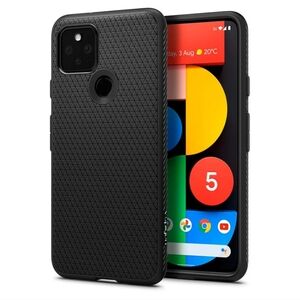 Spigen Liquid Air Designed for Pixel 5 Case - Matte Black